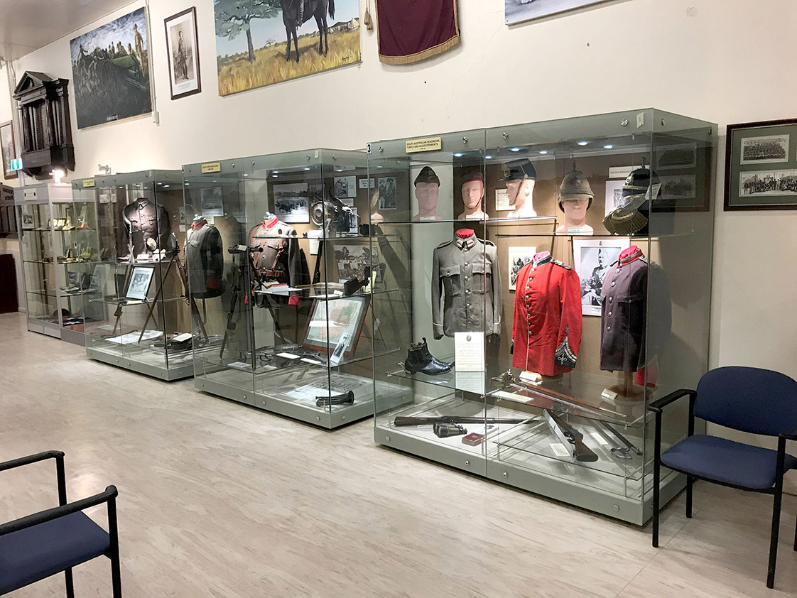 Boer War Display Cabinets